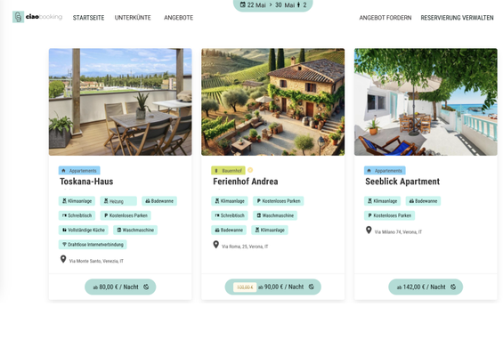 Website Builder Vorschau